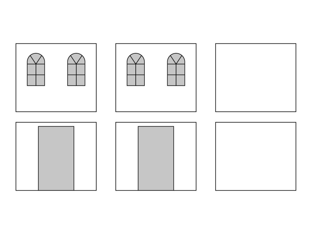 Faltzelt Seitenwandset mit Tragetasche - Bogenfenster - 2,5 x 5 m - Polyester weiß