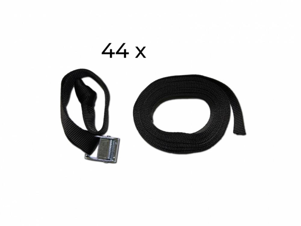 Set mit Spangurte mit Schnall für Stretchzelt 10 x 21,5 m 