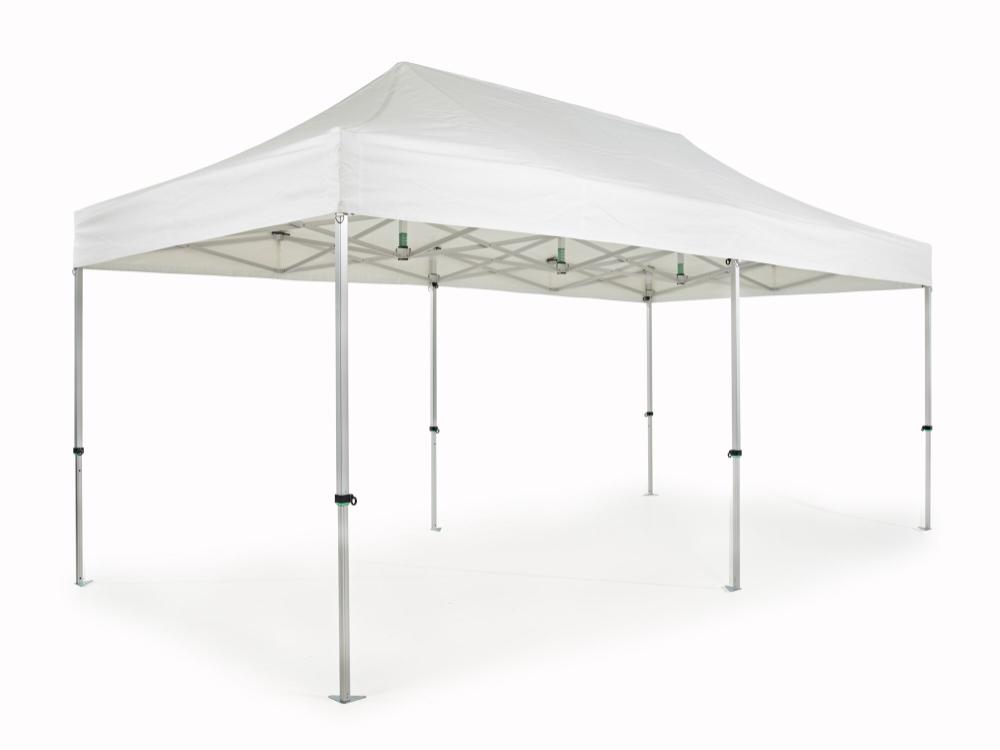Vouwtent AluForce met dakzeil - 3x6m - PVC (mat) Wit