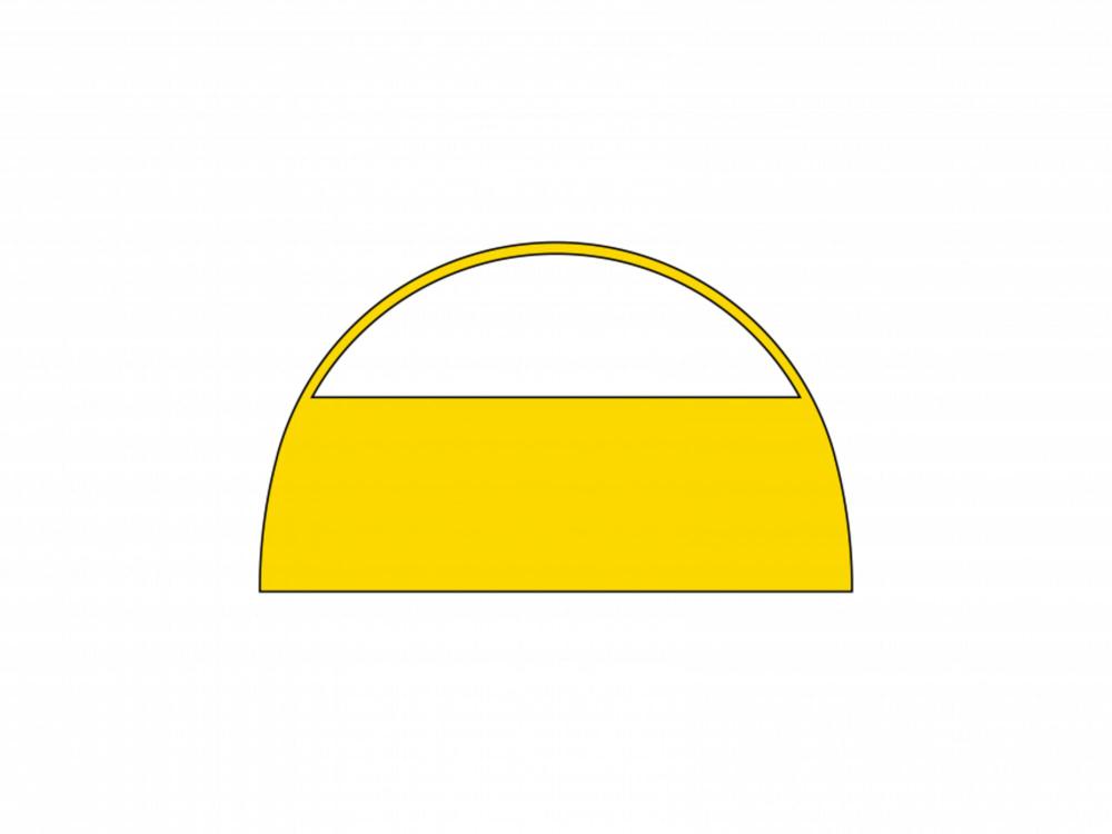 Tente gonflable Globe Paroi fenêtre - 4m Jaune