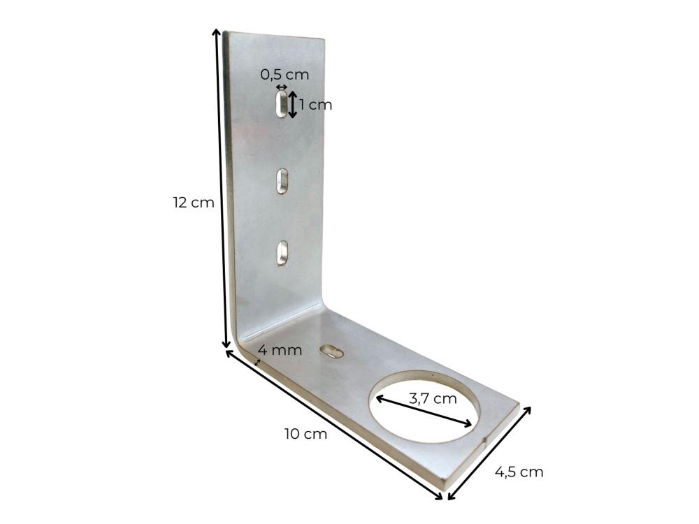 Ancrage d'angle pour un ancrage solide dans poteaux en bois