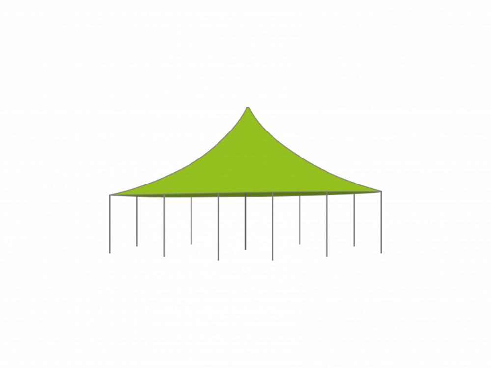 Sailcloth tent 14x14m - Passage height 2,44m