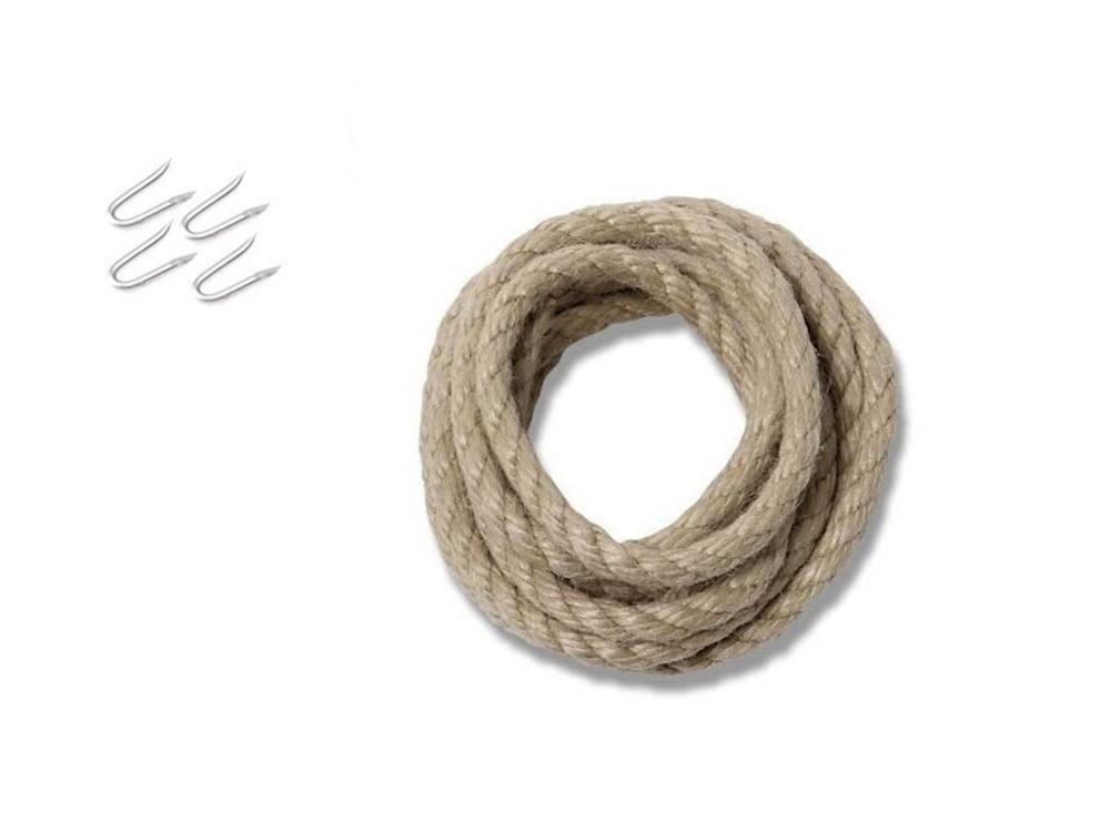 Set de cordes décoratives pour poteaux en bois - Tente stretch 6,5x10m