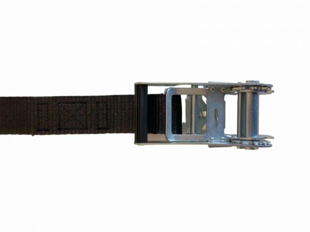 Stormband met ratel - 20 m - zwart of zand Zwart