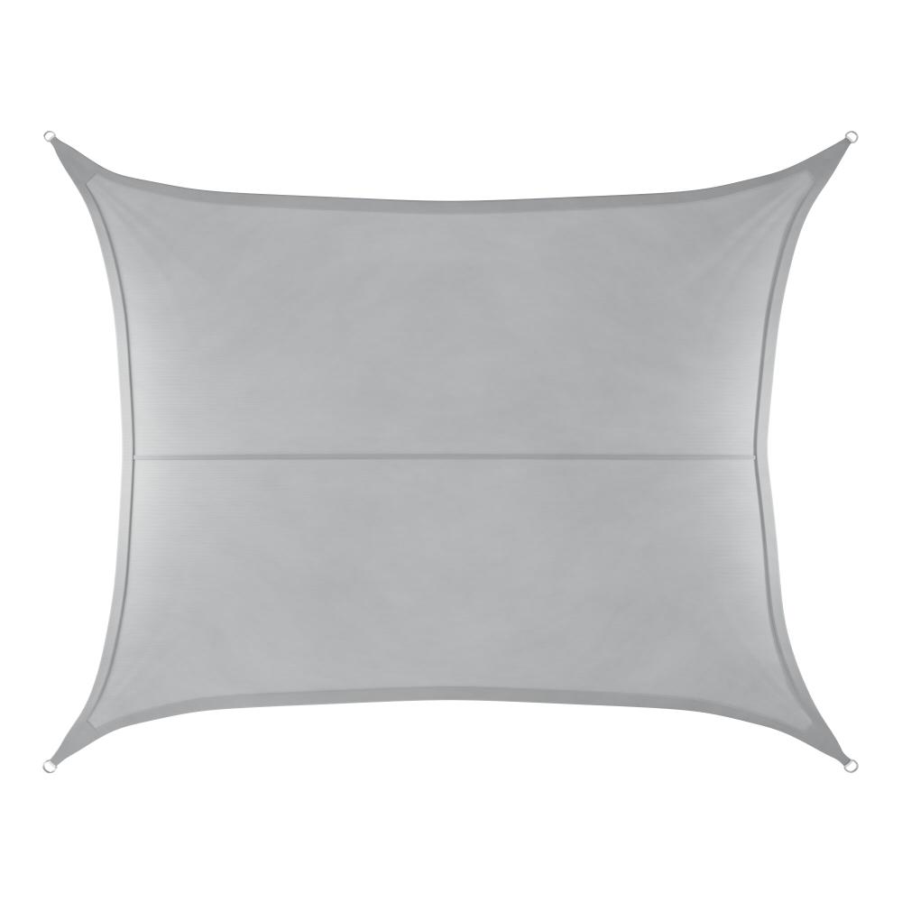 Shade sail - rectangular - 3 x 4 m light grey