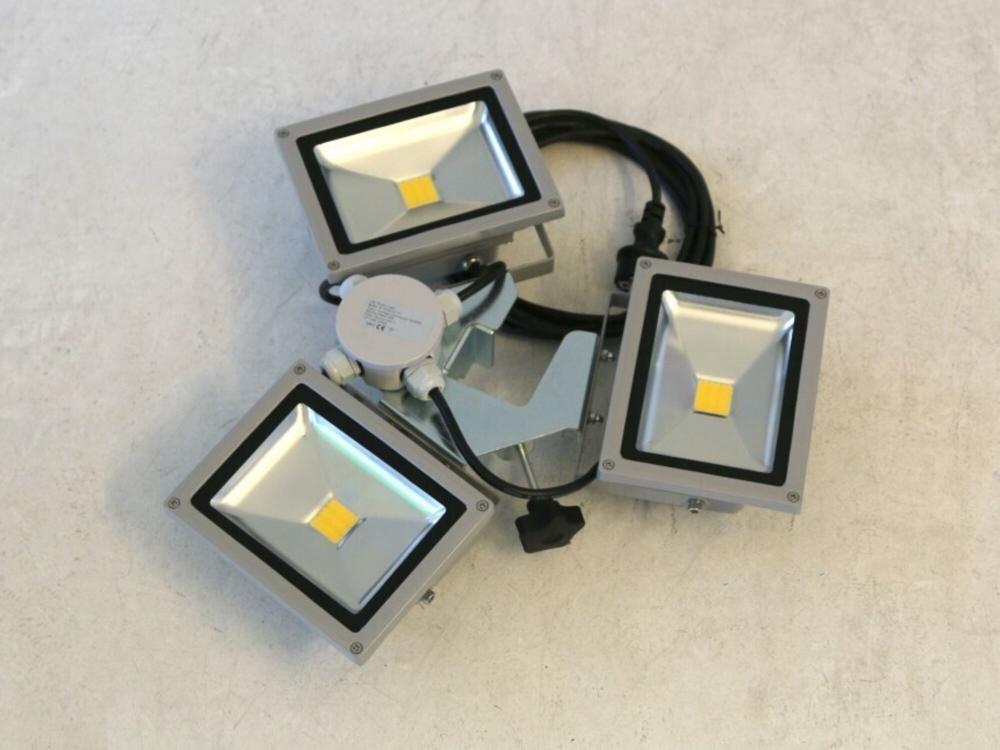 Lichtset 3 LED-Lampen (3 x 20W)