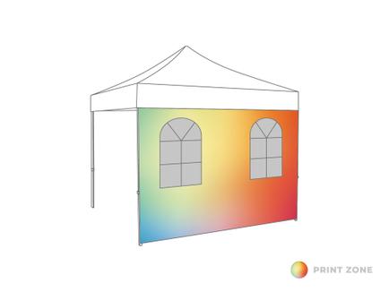 Folding tent Sidewall arched window - 3m - Polyester Print Folding tent Sidewall arched window - 3m - Polyester Print