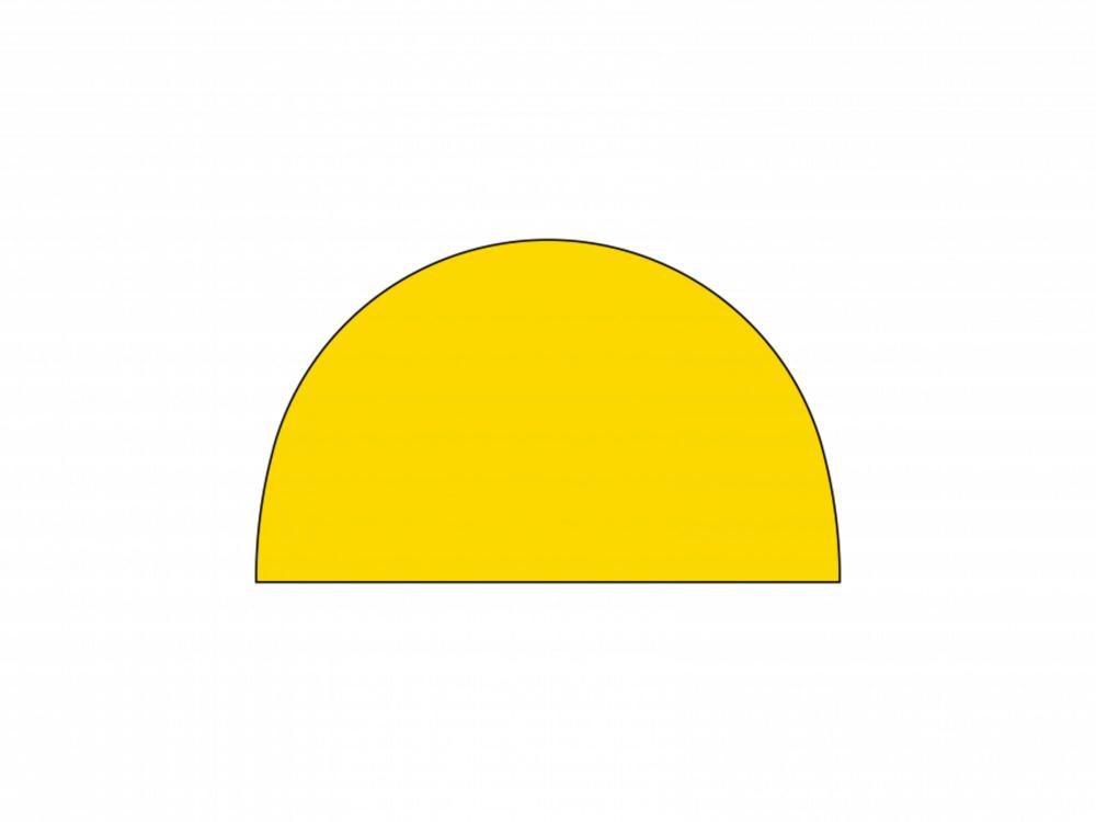 Tente gonflable Globe Paroi fermé - 4m Jaune