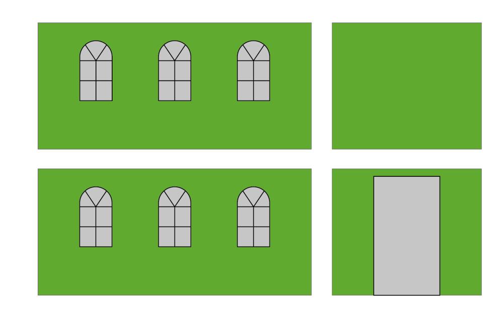 KIT DE PAROIS LATÉRALES AVEC SAC DE TRANSPORT - FENÊTRES EN ARCHE - 2X4M - LIME GREEN