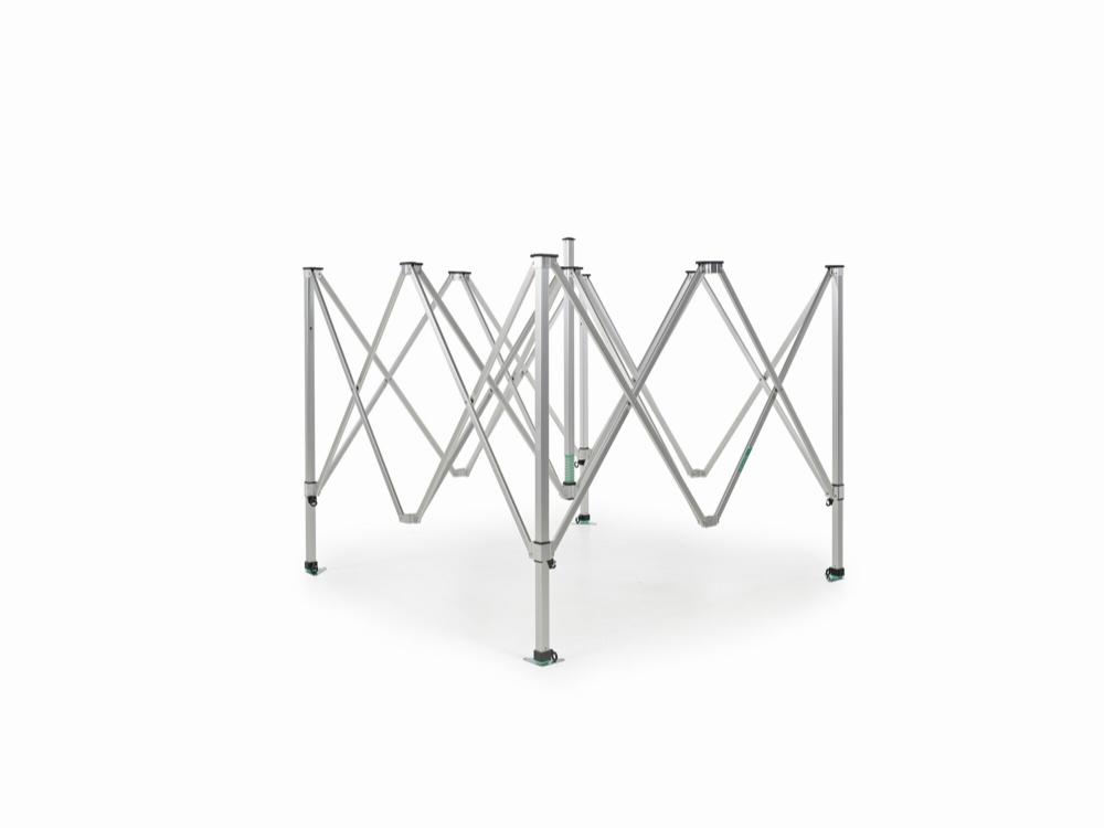 Faltzelt AluForce Gestell - 3 x 3 m - Wandstärke 2,5 mm - 5 Jahre Garantie