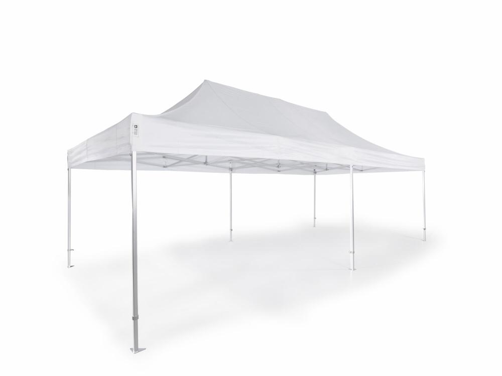Vouwtent AluLite met dakzeil - 4x8m - Polyester Wit