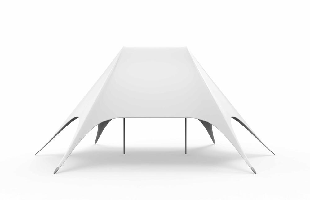 Doppelsternzelt StellarLite - Satz 8 x 13 m - Polyester Weiß