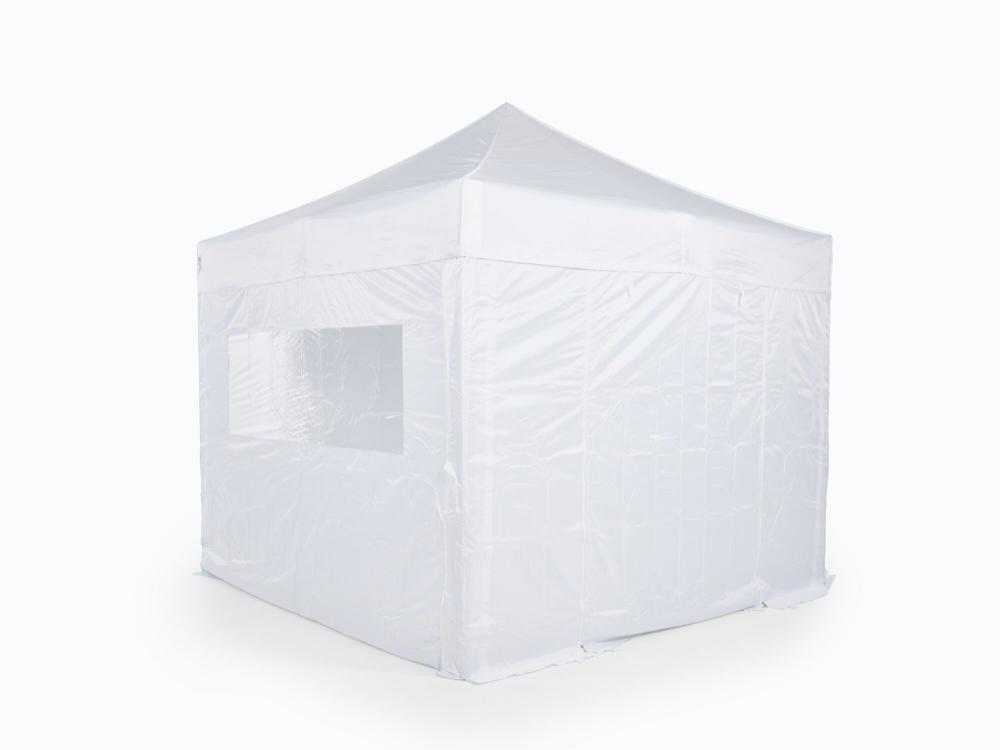 Folding tent AluLite with roof - 3x3m - Polyester White