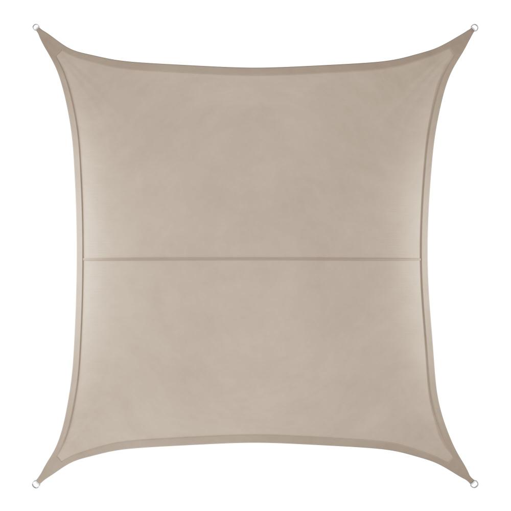 Shade sail - square - 4 x 4 m desert sand