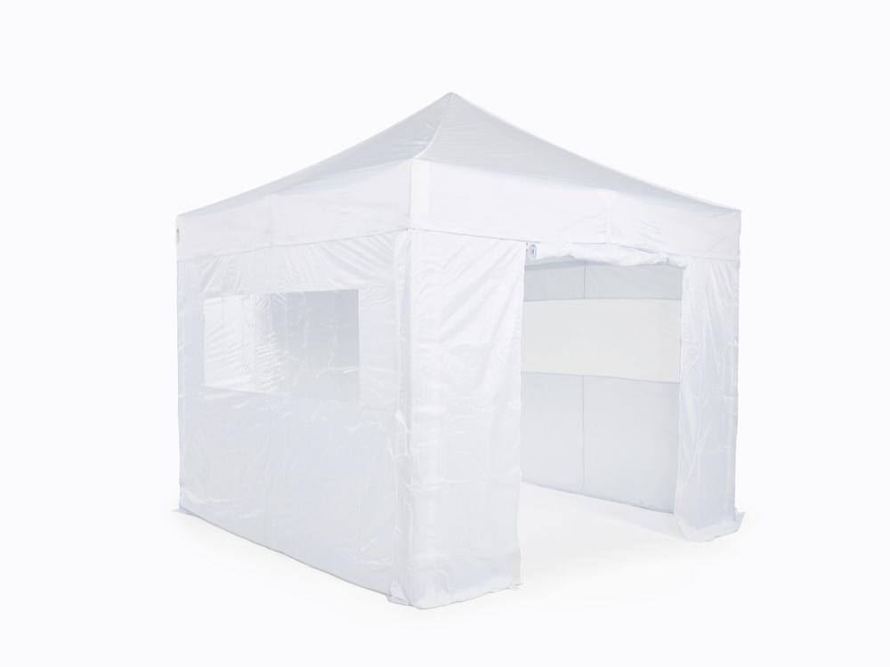 Folding tent AluLite with roof - 3x3m - Polyester White