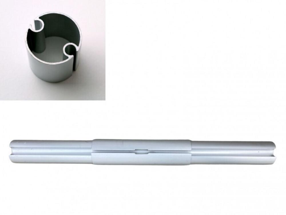 Tente pagode Raccord entre 2 tubes horizontale nr 1 keder: 56,5mm/3mm épaisseur parois