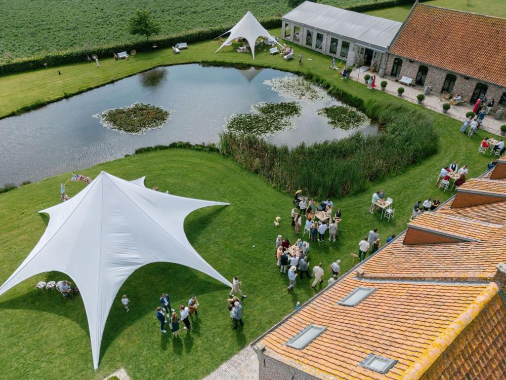 Sternzelt StellarLite - Satz 14 m - Polyester Weiß