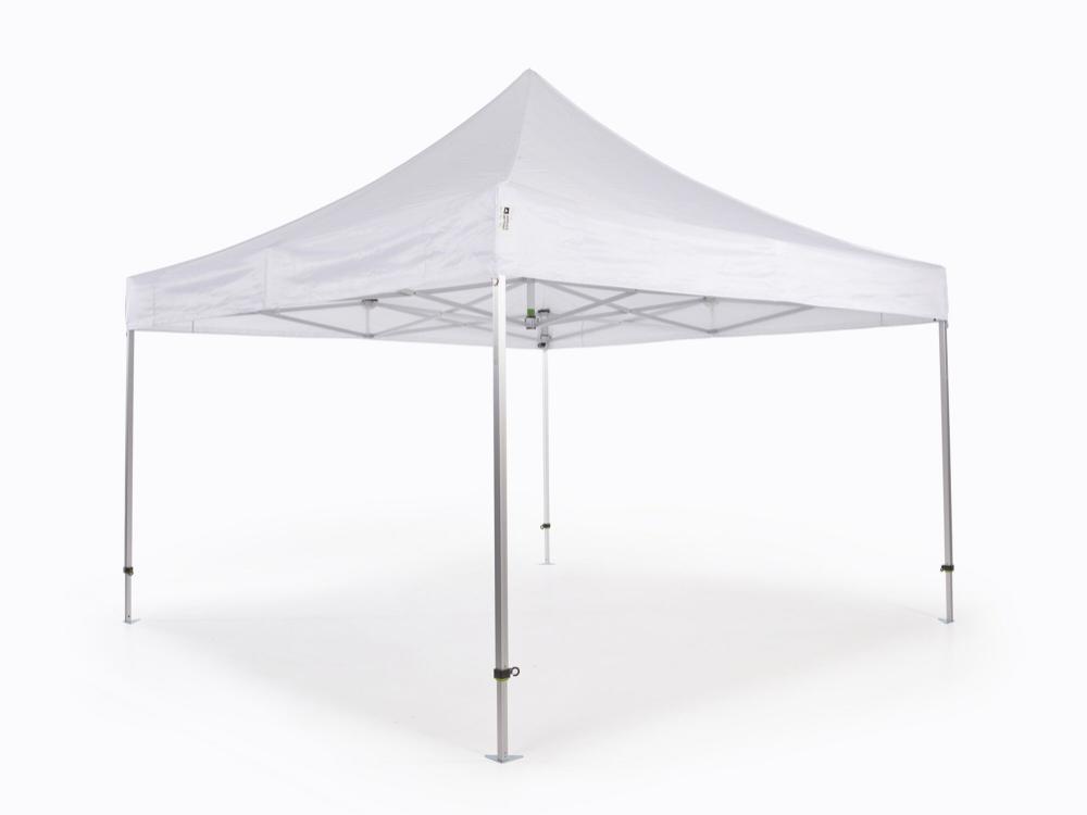 Vouwtent AluForce met dakzeil - 4x4m - Polyester Wit