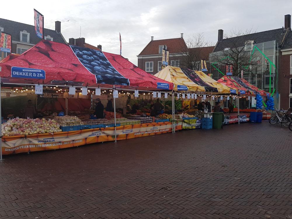 Vouwtent AluForce met dakzeil - 4x8m - Polyester Lichtgrijs