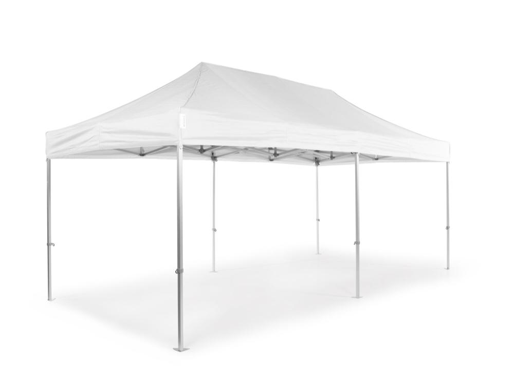 Vouwtent AluLite met dakzeil - 3x6m - Polyester Wit
