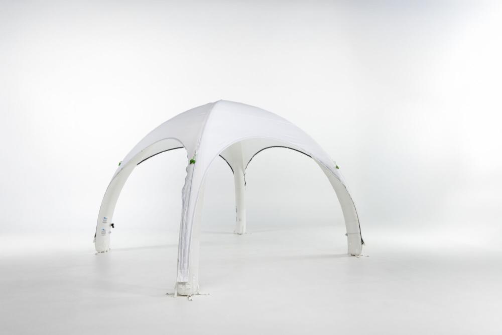 Tente gonflable Globe - 4x4m Structure noir - Toit imprimé