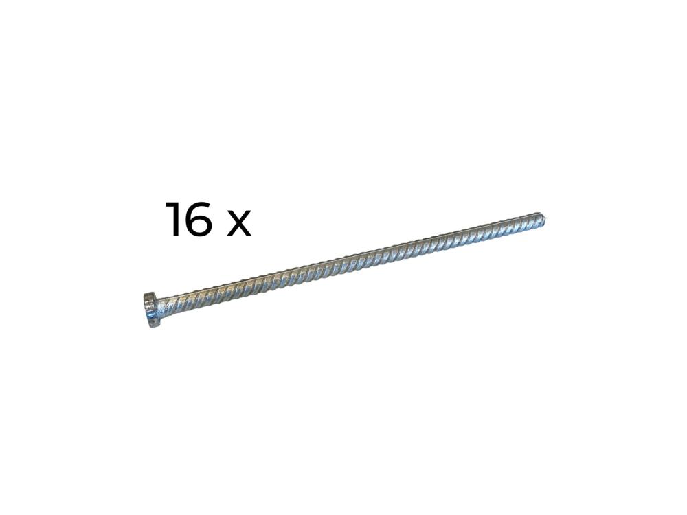 Set haringen (16) van 50 cm voor stretchtent 10 x 12,5 m