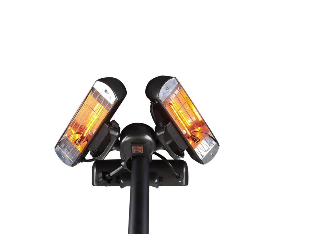 Føro Sunbeam 2400 - Chauffage électrique pour parasol et tonnelle - Lampes halogènes Golden Tube