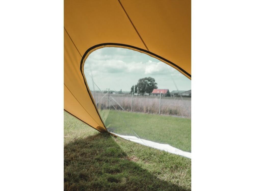 Tente étoile Stellar 9 textured - paroi avec fenêtre panoramique 18 m Taupe