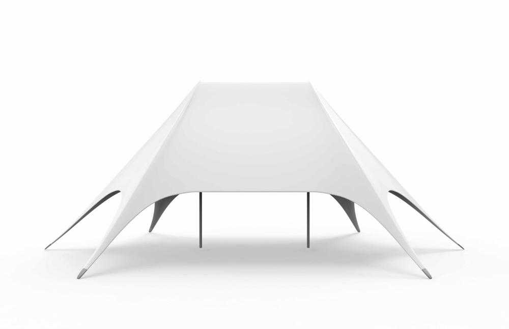 Doppelsternzelt StellarLite - Satz 10 x 16 m - Polyester Weiß