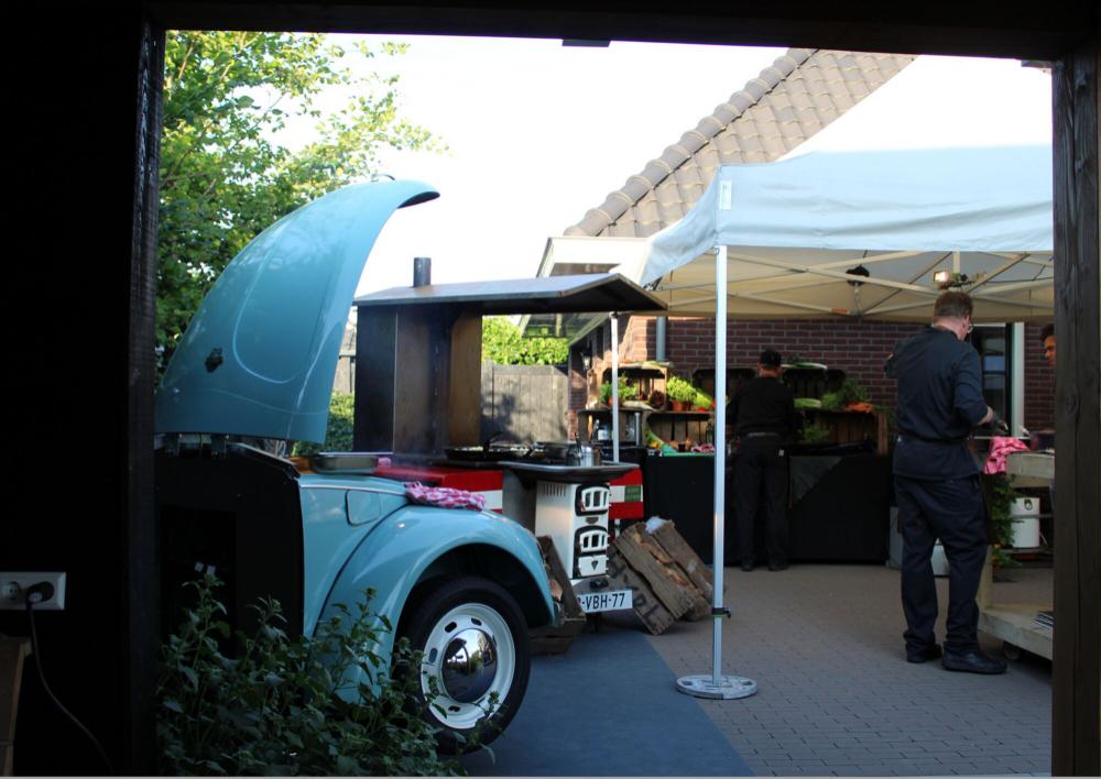 Vouwtent AluForce met dakzeil - 4x8m - Polyester Lichtgrijs
