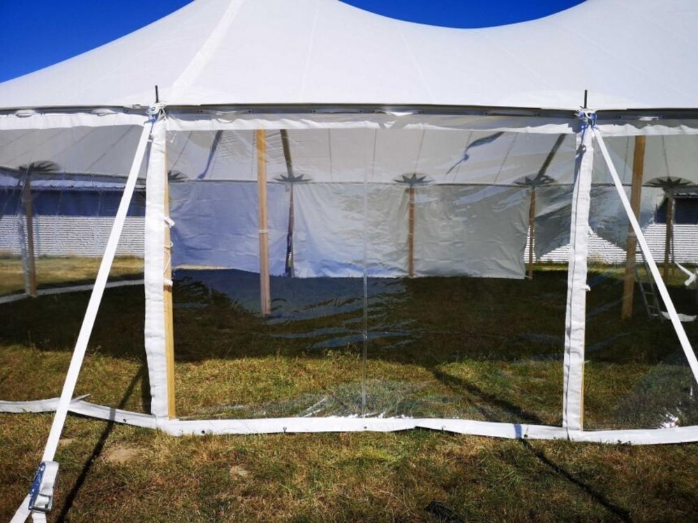 Sailcloth Seitenwand panorama - 2,44 m Transparent