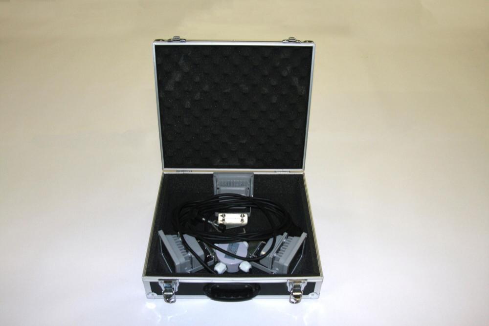 Flightcase 3-LED lichtset 10W zwart