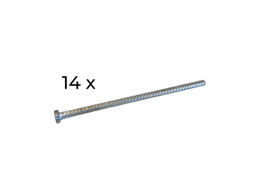 Set haringen (14) van 50 cm voor stretchtent 8,5 x 12,5 m
