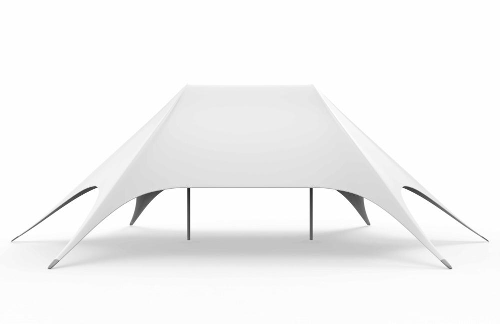 Doppelsternzelt StellarLite - Satz 13 x 21 m - Polyester Weiß