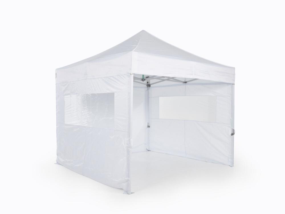 Folding tent AluLite with roof - 3x3m - Polyester White