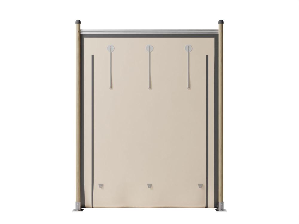 Paroi latérale Hiflexx - base - 2 x 2,75 m - sans fenêtre Sable/Sable