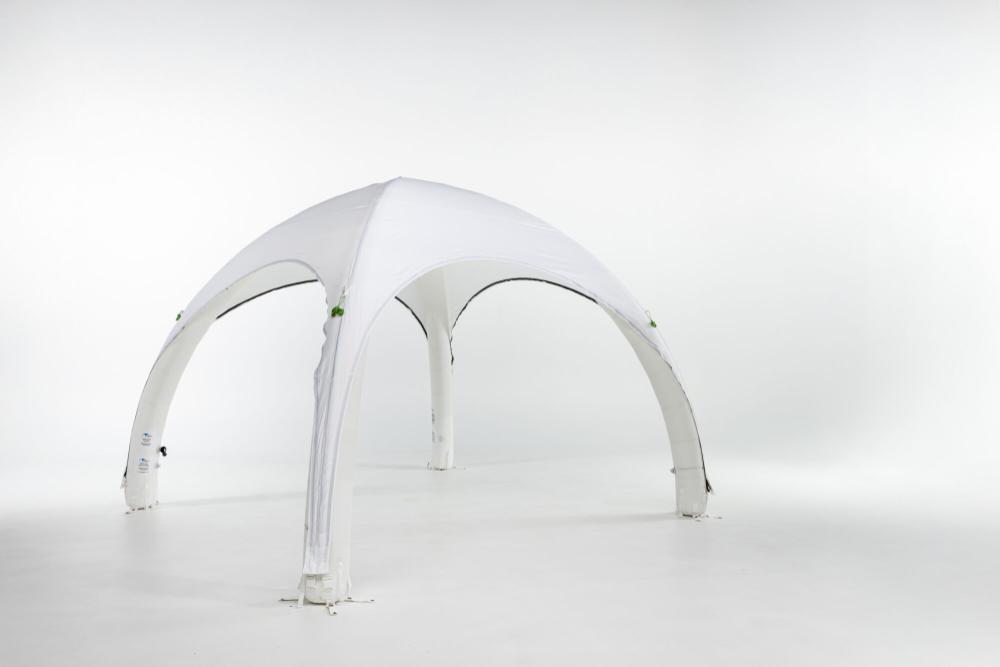 Tente gonflable Globe - 5x5m Structure noir - Toit imprimé